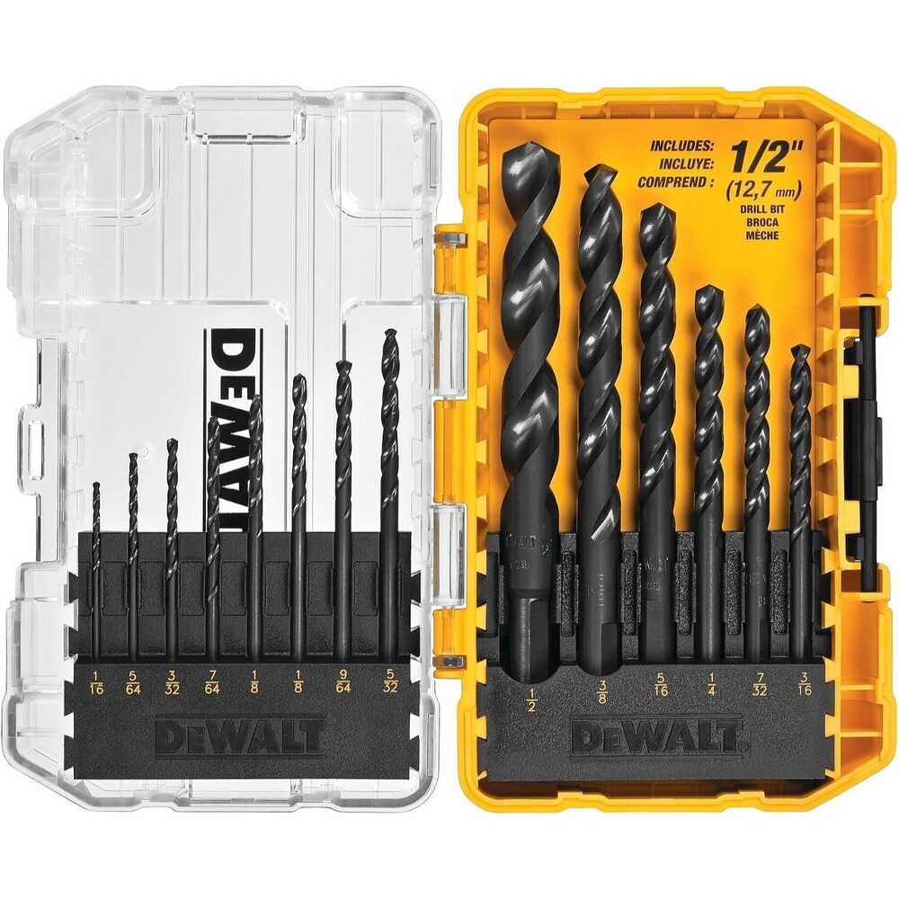 DeWalt 14-Piece Drill Bit Set, 135 Deg Split Point, DWA1184